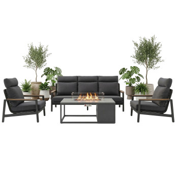 Комплект для відпочинку (з подушками) SUNART REYNE SUN 71G SUN 70G / ANTHRACITE