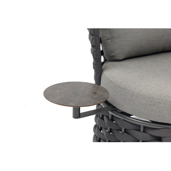 Кутовий столик (до крісла) COUTURE NOBLE 92519190 / ANTHRACITE