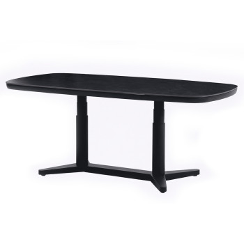 Обідній Стіл 180 з підйомною стільницею 53-74.5 cm SKANDI SK 55G / ANTHRACITE