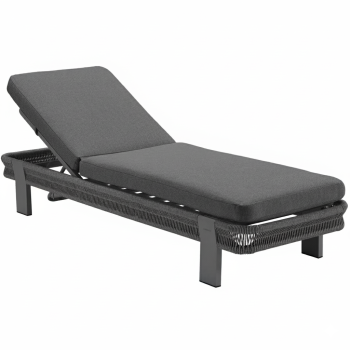 Шезлонг (з подушками) HIGOLD BORROMEO 205451 / BLACK